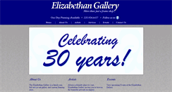 Desktop Screenshot of elizabethangallery.com